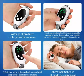 PULSERA INTELIGENTE ANTI ANSIEDAD Y RONQUIDOS  CALMLOOP™ +ENVIO GRATIS